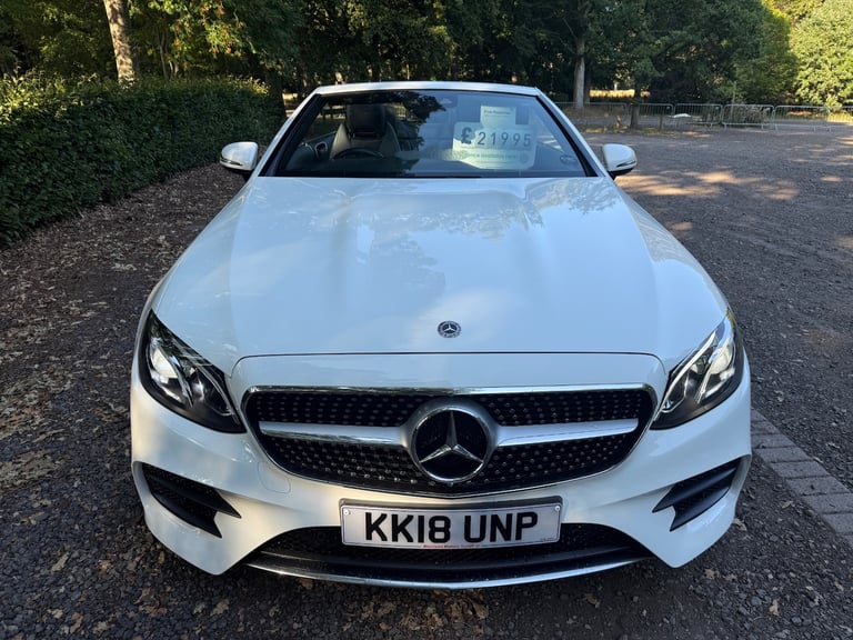 2018 Mercedes-Benz E-Class E220d AMG Line 2dr 9G-Tronic CONVERTIBLE Diesel Automatic