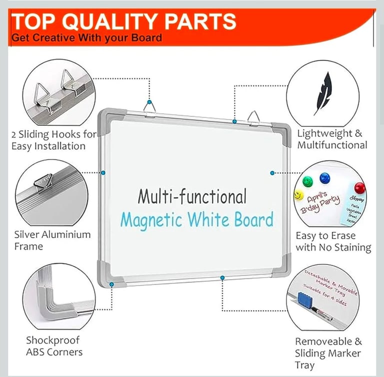 Whiteboards 120 x 90 cm 