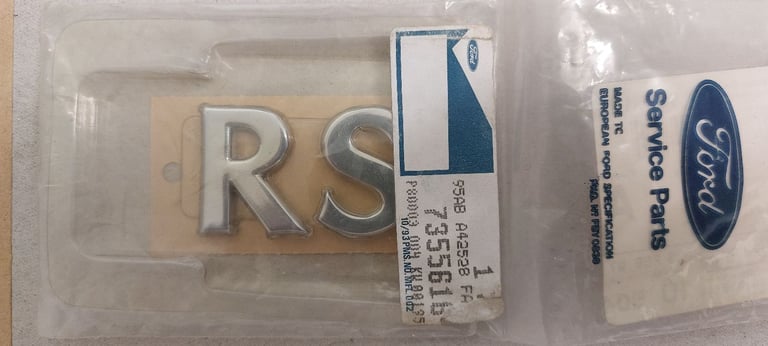 Ford RS Badge New old Stock