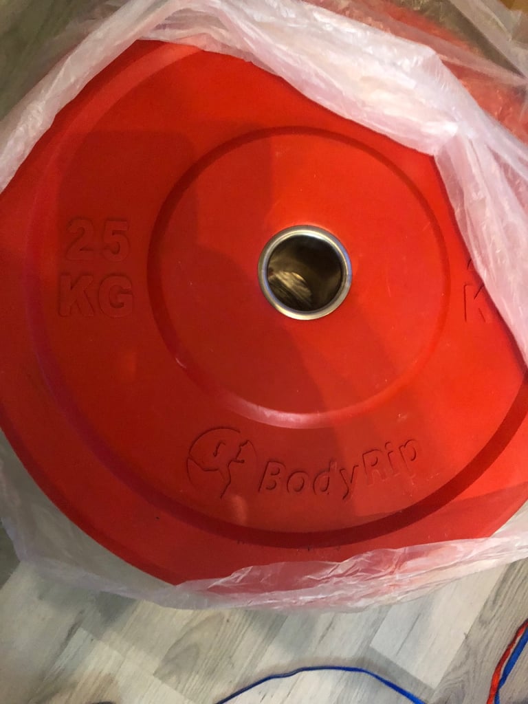 25kg single Olympic bumper weight plate 