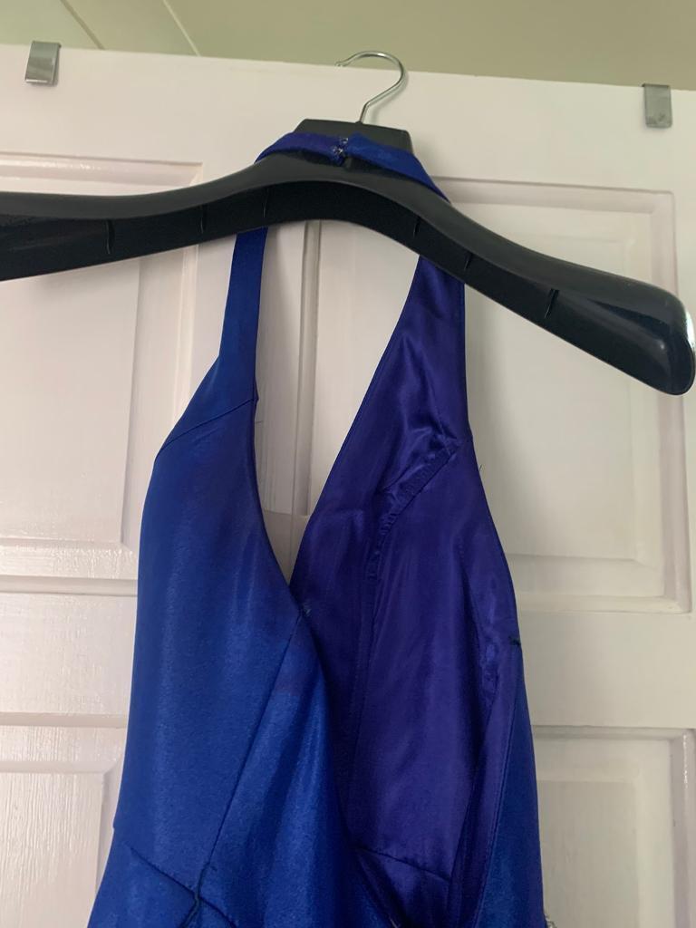 Royal blue prom dress size 4 