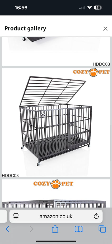 Heavy duty dog crate 