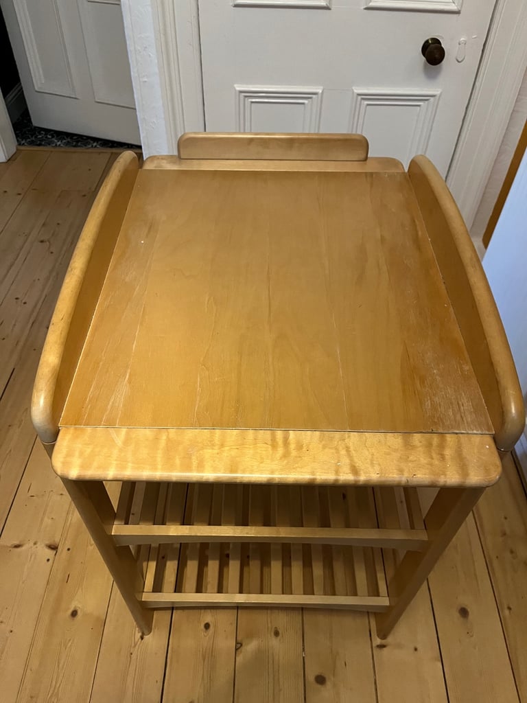 image for John Lewis birch baby changing table