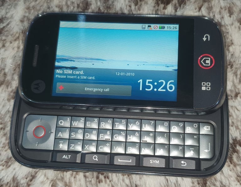 MOTOROLA Cliq Dext Slide Smartphone Mobile Phone Android QWERTY Keyboard WORKING