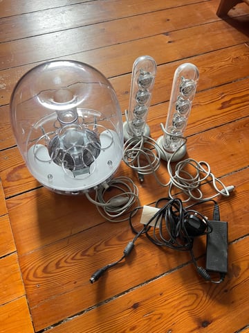 Harman Kardon SoundSticks II – Iconic Transparent Speakers – Fully
