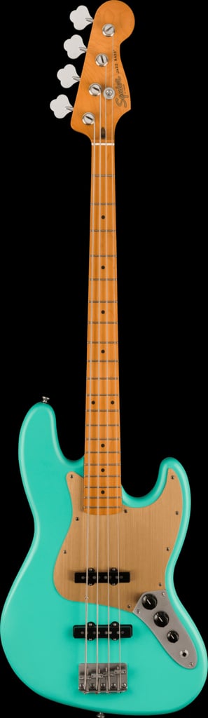 * Squier 40th Anniversary Classic Vibe Jazz Bass Guitar Seafoam Green Fender Designed Pickups