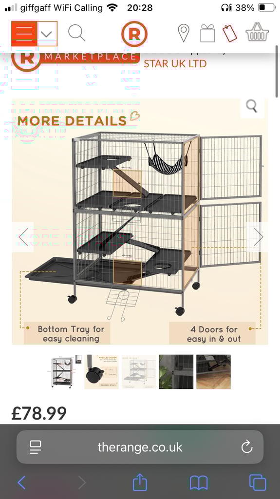 Ferret cage 