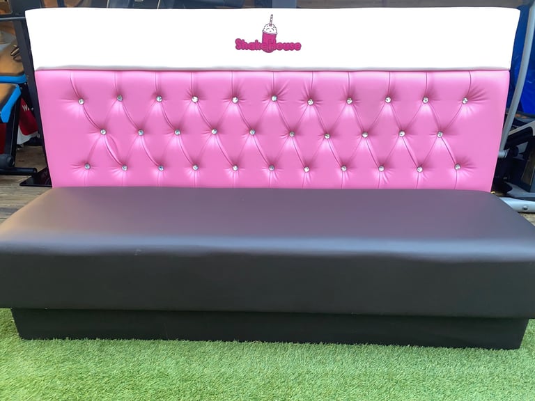 X 4 ,ICE CREAM/ MILKSHAKE PARLOUR SOFAS 185 Cm Length ,GOOD USED CONDITION ,LOCAL DELIVERY