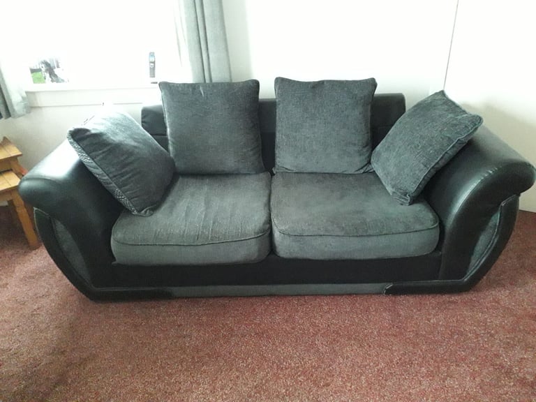 image for 2 and 3 seater leather sofa