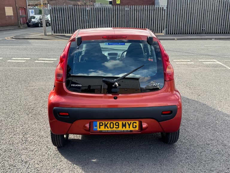 2009 Peugeot 107 1.0 Verve 3dr HATCHBACK Petrol Manual