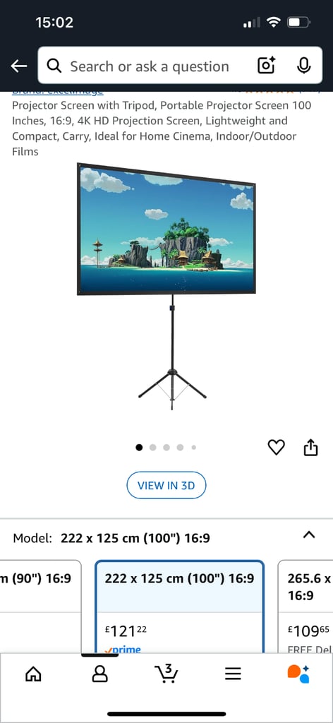 image for Projector screen