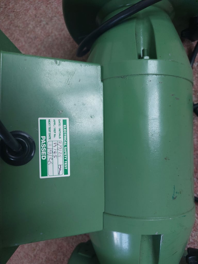 Rs components 6" dual spindle bench grinder