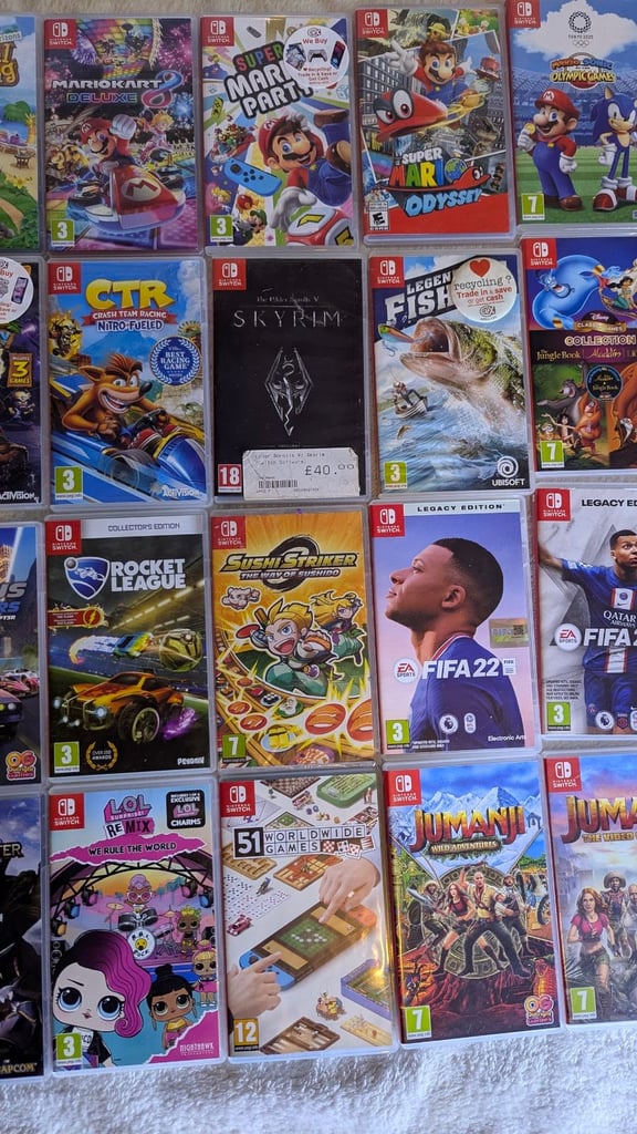 44 Nintendo switch games