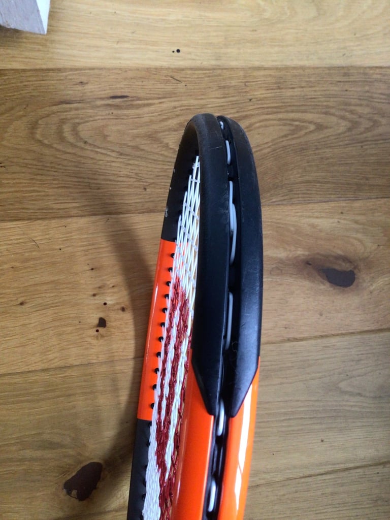 Wilson Burn 100 V2 Tennis Racket. Grip 2. Fresh Luxilon Restring 