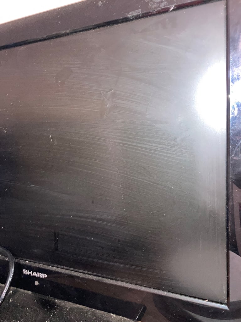 image for Sharp tv with a dvd player fitted on it is for sale 22 inch 