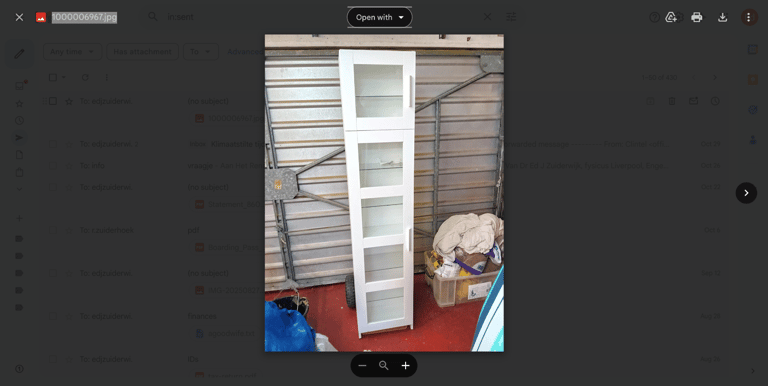 image for CD / DvD / Blue Ray storage cabinet