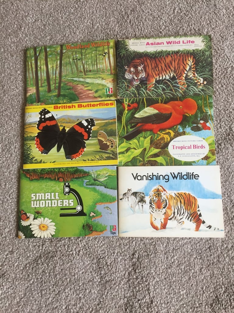 image for 24 tea card albums most are complete plus additional sets of cards ALL FOR