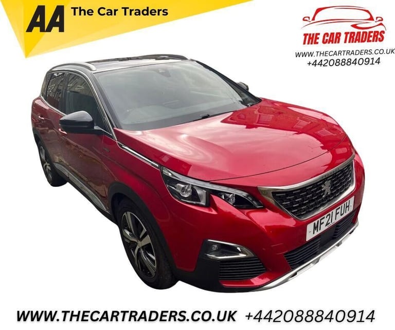 2021 Peugeot 3008 1.5 BlueHDi GT Line SUV 5dr Diesel EAT Euro 6 (s/s) (130 ps) SUV Diesel Automatic