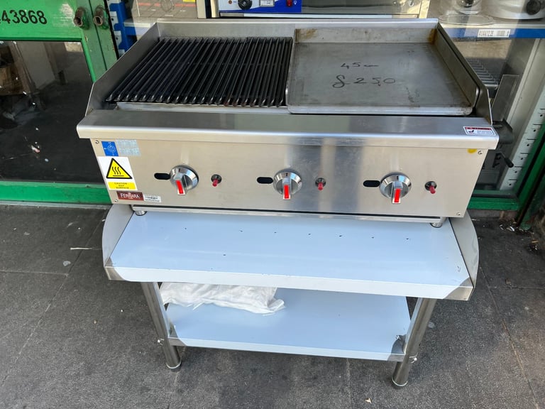 image for NEW GAS COMMERCIAL CATERING KITCHEN CHAR GRILL CAFE RESTAURANT STEAK PERI PERI CHICKEN 