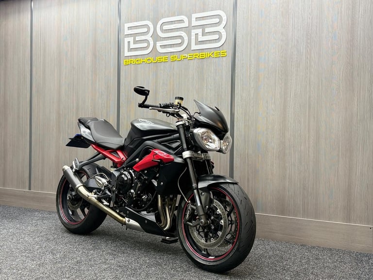 2015 65 Triumph Street Triple 675 R - Only 14168 Miles - SC GP Exhaust ++