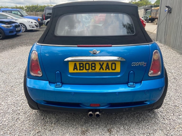 2008 MINI Convertible 1.6 Cooper S Euro 4 2dr CONVERTIBLE Petrol Manual