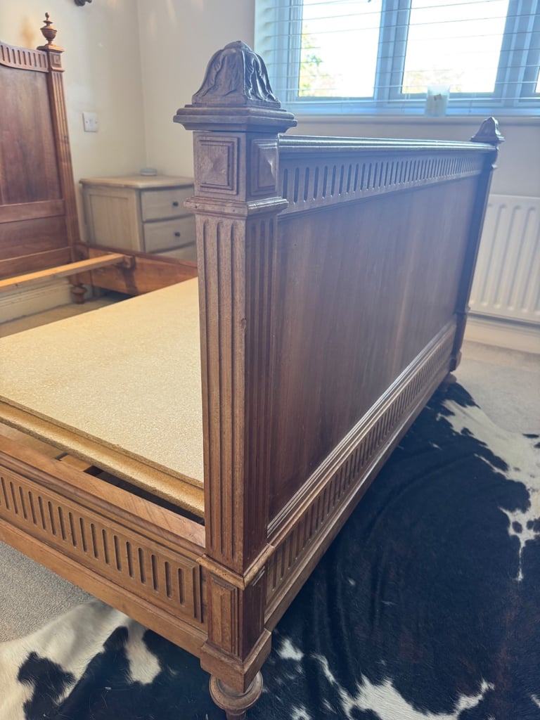 Antique French double bed 