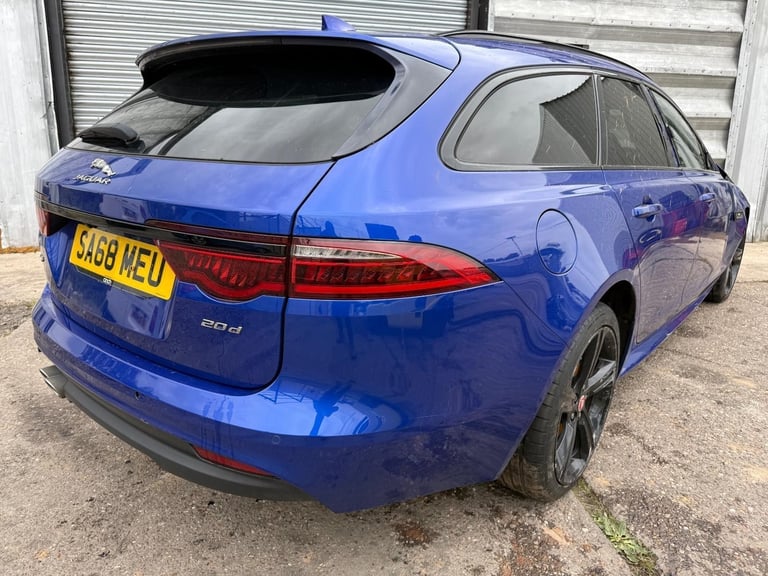 2019 68 REG JAGUAR XF R-SPORT ESTATE 2.0TDi AUTO DAMAGED REPAIRABLE SALVAGE