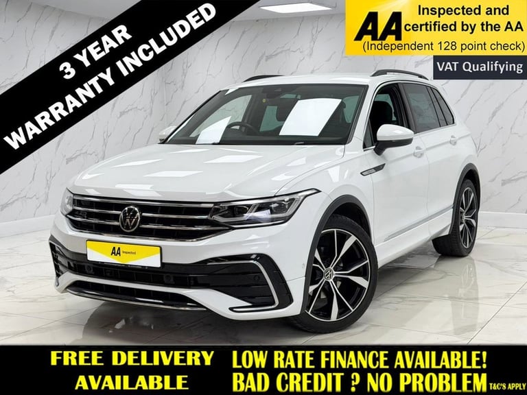image for 2021 Volkswagen Tiguan 1.5 TSI R-Line SUV 5dr Petrol DSG Euro 6 (s/s) (150 ps) ESTATE Petrol Auto...