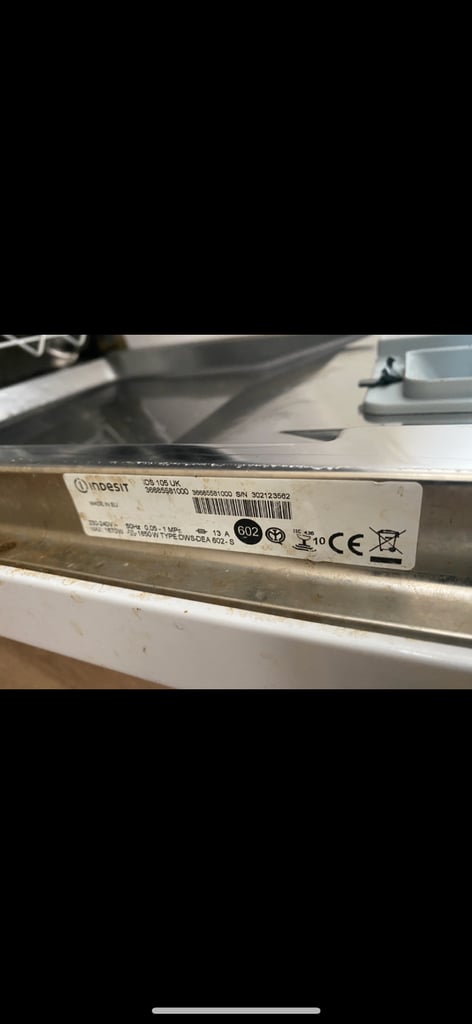Indesit  slimline dishwasher #54