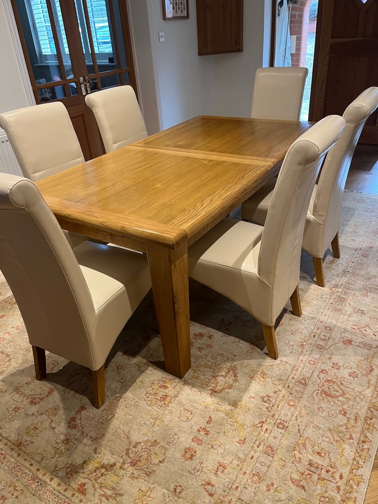 image for Solid oak table