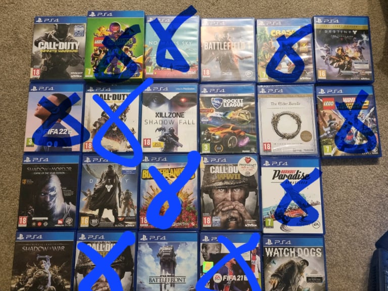 Playstation 4 Games PS4 - various prices