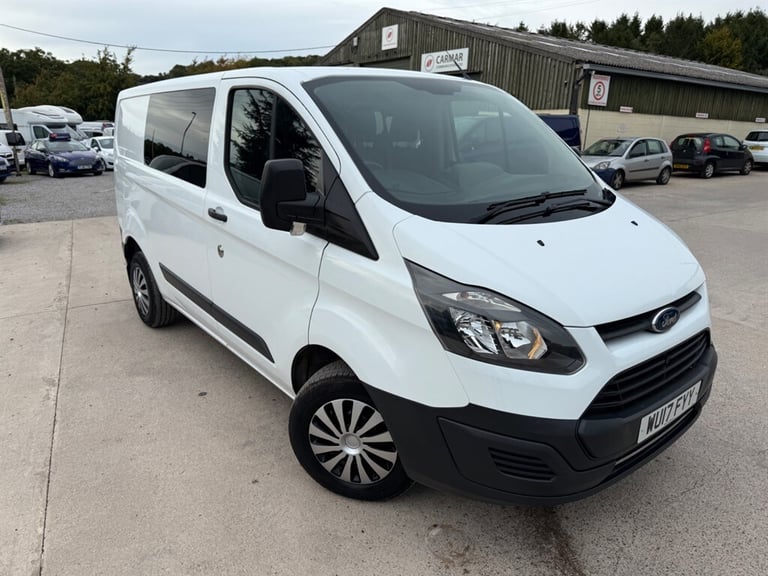 2017 Ford Transit Custom 310 DCB X6 SEAT CREW CAB ULEZ NO VAT X4! Double Cab Van Diesel Manual