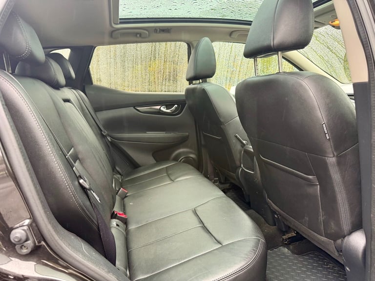 2016 NISSAN QASHQAI 1.5 DCI TEKNA 5DR BLACK PAN-ROOF HEATED LEATHER DIESEL