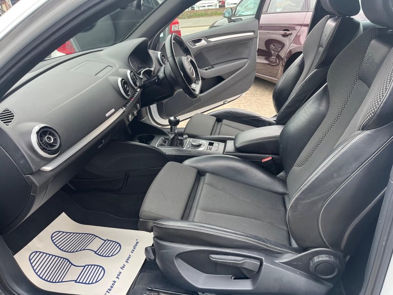 2014 Audi A3 1.4 TFSI CoD S line Euro 6 (s/s) 3dr HATCHBACK Petrol Manual