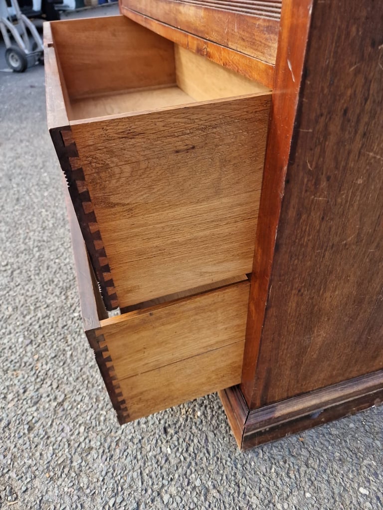 Extra Large Size Super Quality Antique Walnut Chest Of Drawers
