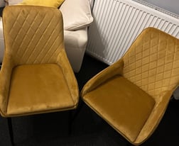 Ochre Dining Chairs (Pair)