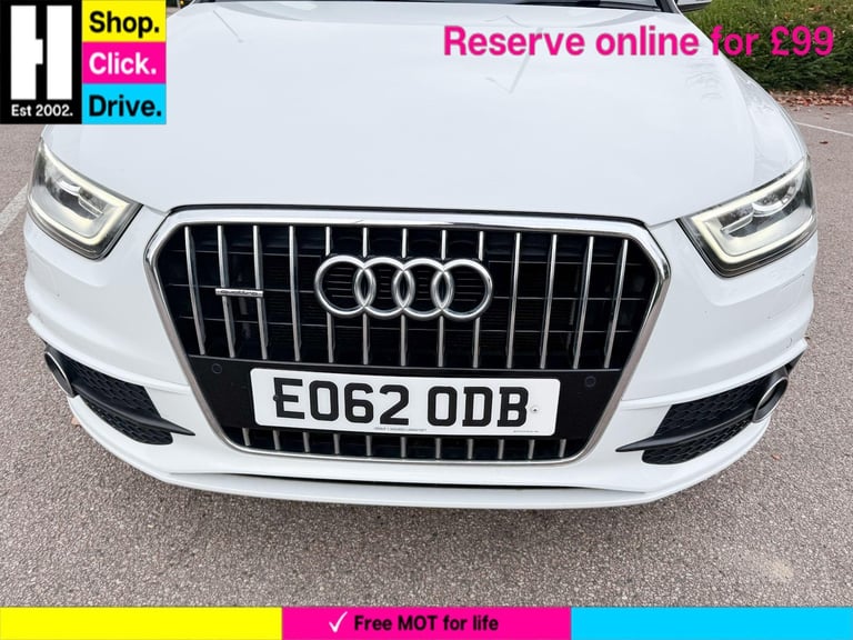 2012 Audi Q3 2.0 TFSI S line SUV 5dr Petrol Manual quattro Euro 5 (s/s) (170 ps) ESTATE Petrol Ma...