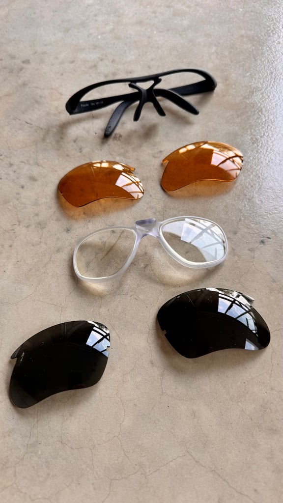 Sport Sunglasses by Bolle. Comes with 3 Different Lenses, Storage Case and Instructions