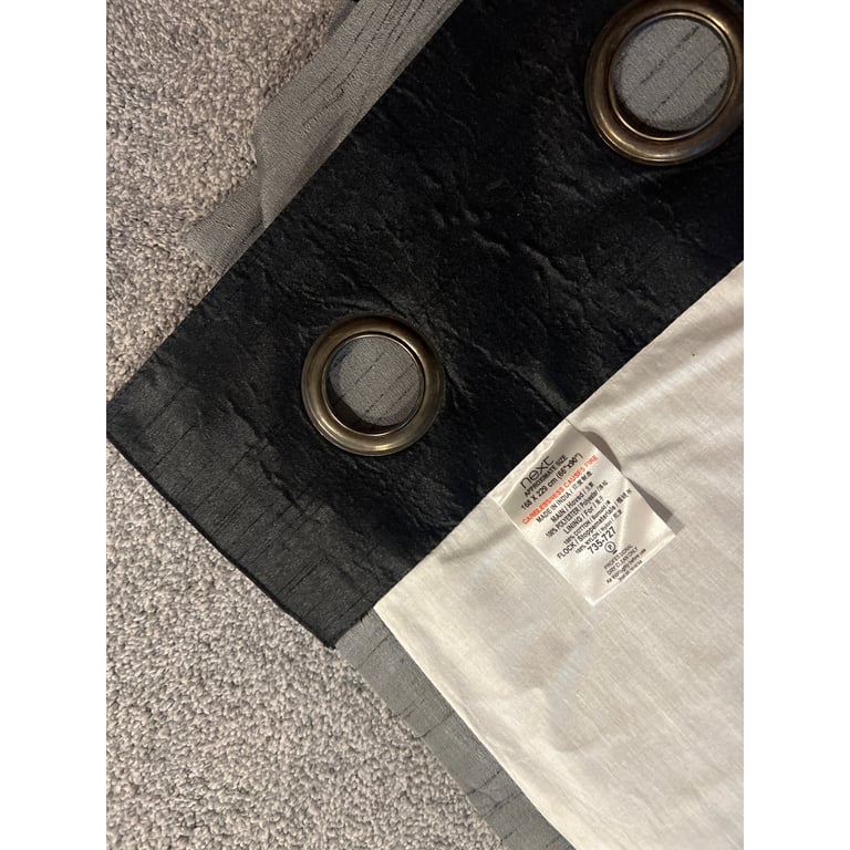 Next Fully Lined Curtains - 168cm x 229cm Drop 