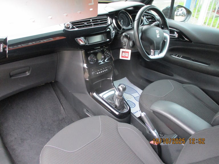 2012 Citroen DS3 1.6 VTi 16V DStyle Plus 3dr HATCHBACK Petrol Manual