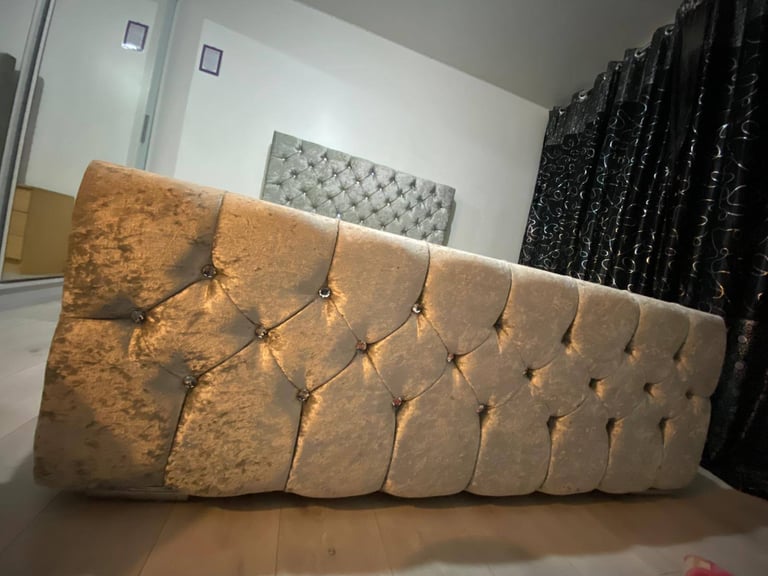 image for Gray colour double bed 