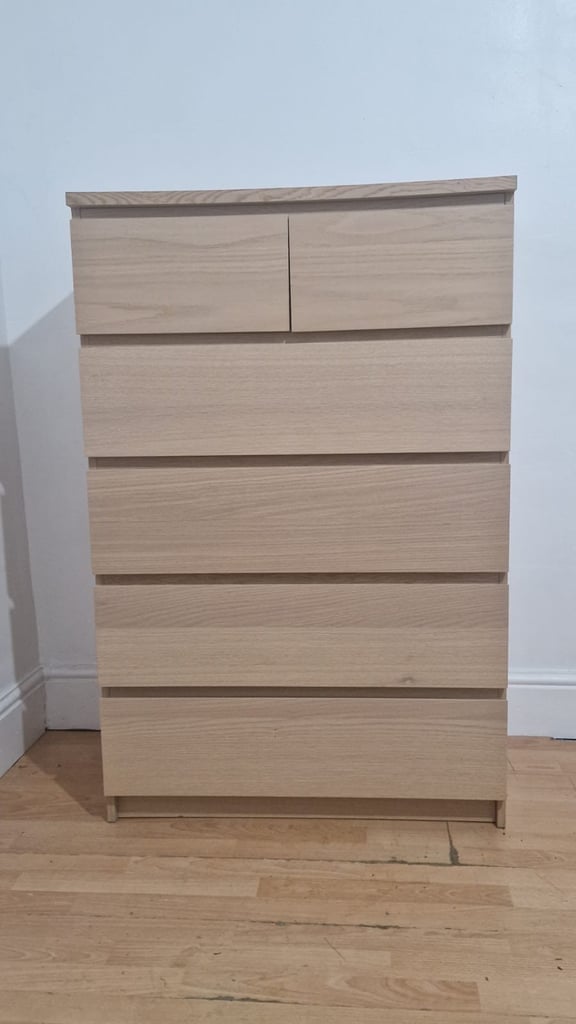 image for Ikea Malm 4+2 Chest of Drawers