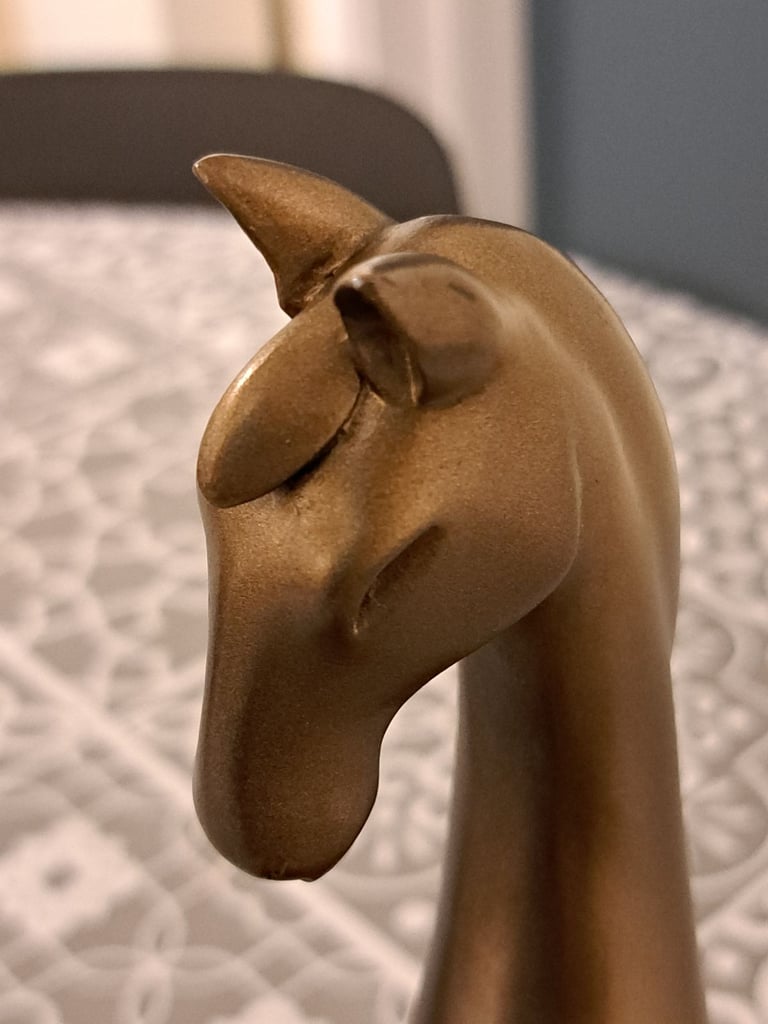 Bronze effect horse 