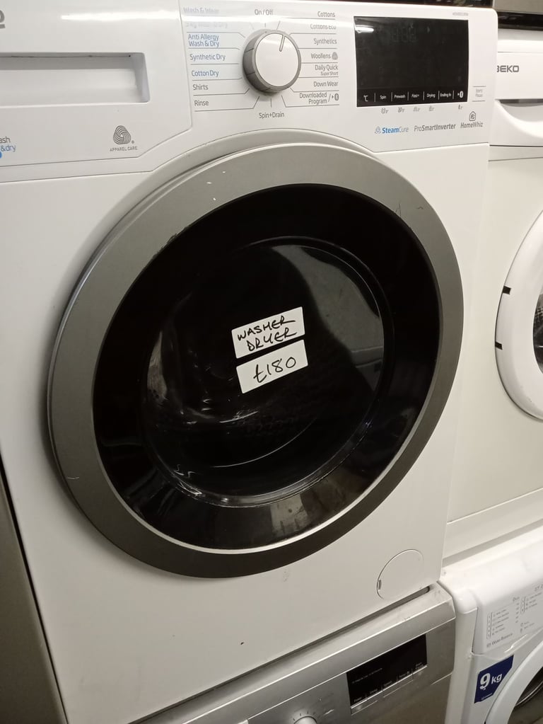 Beko washer dryer 7-5kg dryer 1400 spin good condition £180