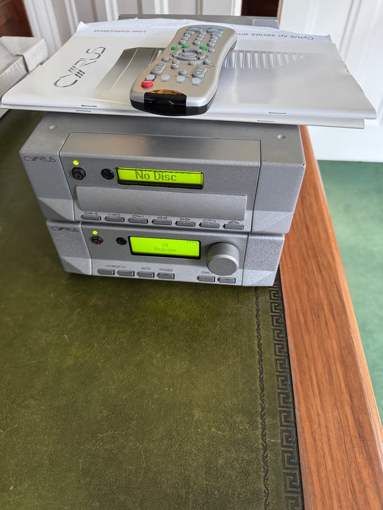 Cyrus Pre Amp and CD Player