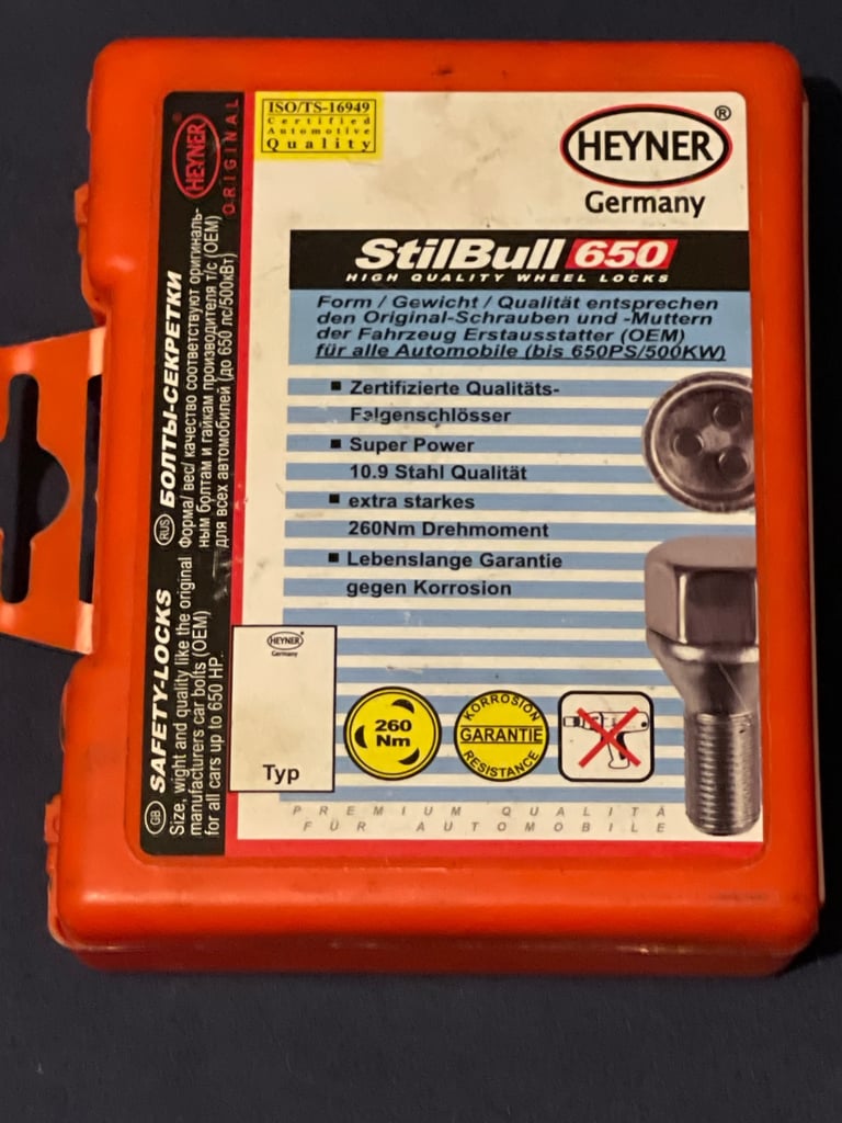 image for Anti theft wheel locking nuts 