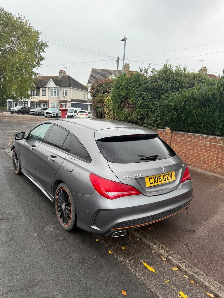 image for SALVAGE MERCEDES BENZ SHOOTING BRAKE ORANGEART CLA 220D AUTOMATIC RARE 62K FULLY LOADED ESTATE