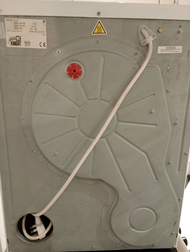 White Knight 3kg compact dual heat tumble dryer 