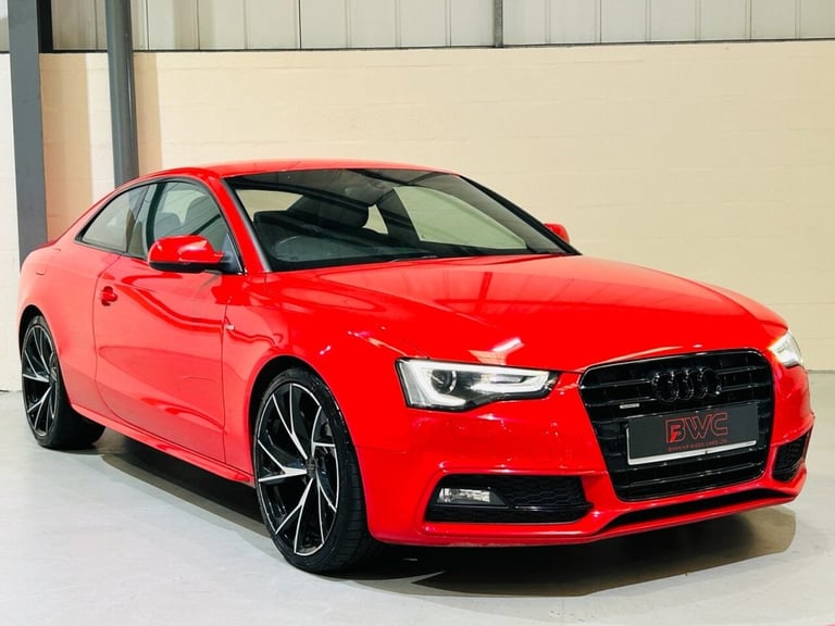 image for AUDI A5 2.0 TDI S LINE COUPE 2 DOOR DIESEL MANUAL QUATTRO 177 RED 2014