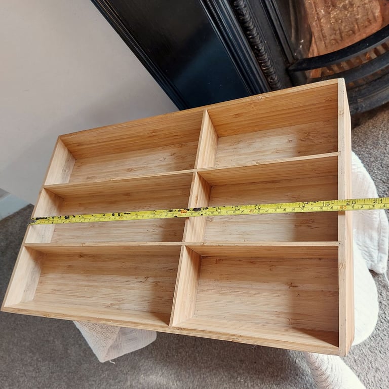 Large Ikea Variera Wooden Drawer Cutlery Tray 